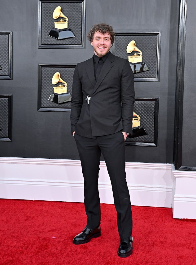 Jack Harlow attends the 64th Annual GRAMMY Awards at MGM Grand Garden Arena on April 03, 2022 in Las...