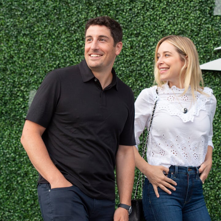 NEW YORK, NY - SEPTEMBER 05: Jason Biggs and Jenny Mollen at the US Open on September 5, 2019 in New...