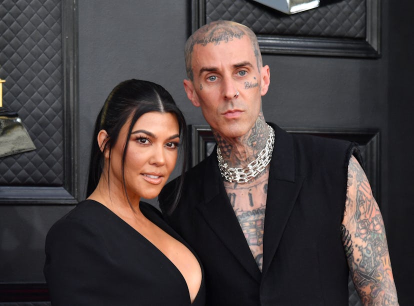 Kourtney Kardashian was "blacked out" during her wedding to Travis Barker.