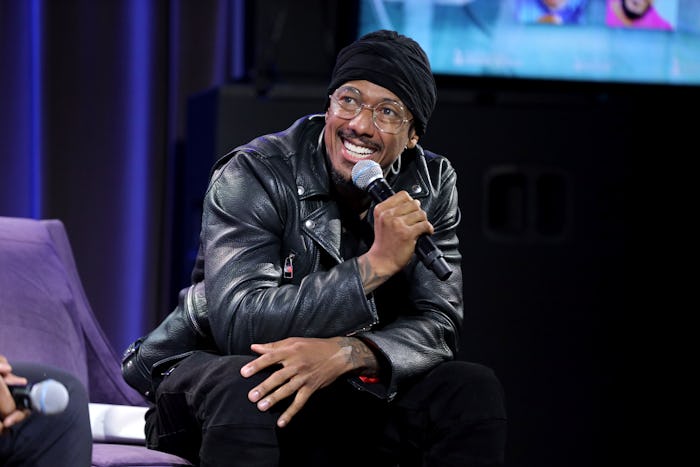 LOS ANGELES, CALIFORNIA - JUNE 25: Nick Cannon speaks onstage at Hip Hop & Mental Health: Facing The...