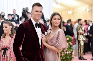 Tom Brady and Gisele Bündchen are divorcing. Here, they attend The 2019 Met Gala Celebrating Camp: N...