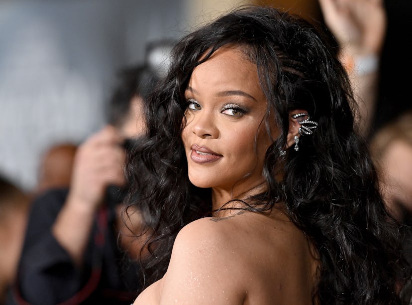 Sonically, Rihanna's "Lift Me Up" record imitates a church prayer and weepy lullaby.