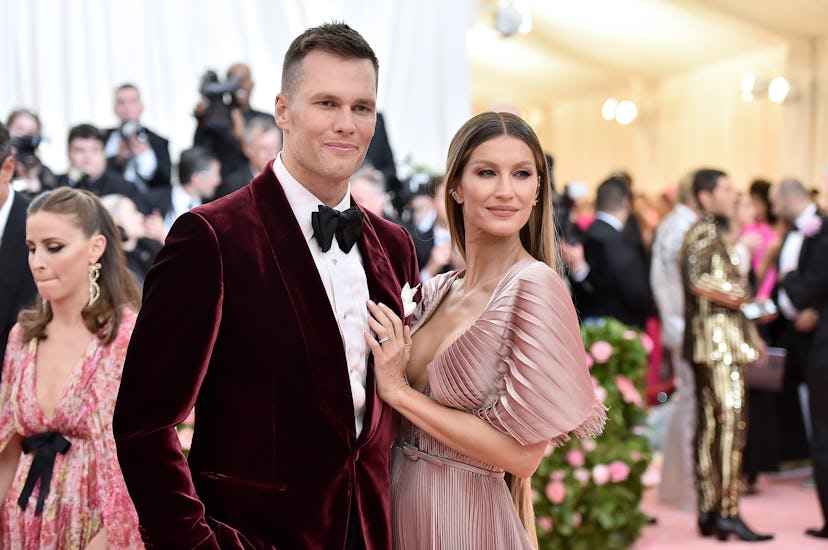 Tom Brady and Gisele Bündchen attend The 2019 Met Gala.