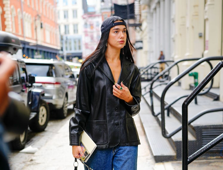 NEW YORK, NEW YORK - SEPTEMBER 28: Dua Lipa is seen on September 28, 2022 in New York City. (Photo b...