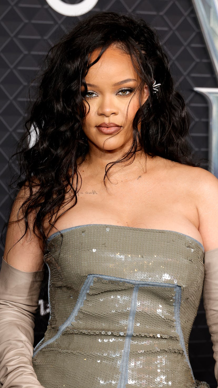 LOS ANGELES, CALIFORNIA - OCTOBER 26: Rihanna attends Marvel Studios' "Black Panther 2: Wakanda For...