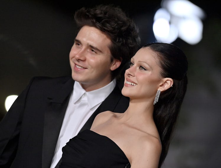 LOS ANGELES, CALIFORNIA - OCTOBER 15: Brooklyn Peltz Beckham and Nicola Peltz Beckham attend the 2nd...