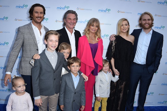 BEVERLY HILLS, CA - MAY 06:  Oliver Hudson, Kurt Russell, Goldie Hawn, Kate Hudson and Wyatt Russell...