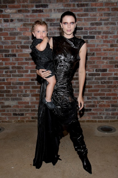 Julia Fox attends the Elena Velez fashion show 