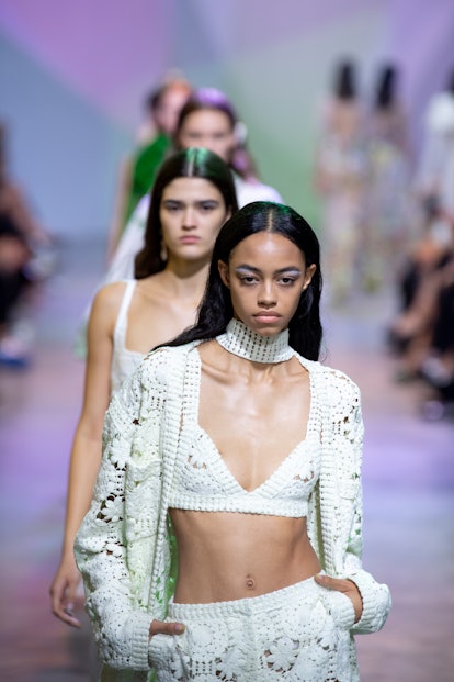  Models walk the runway during the Elie Saab Womenswear Spring/Summer 2023 show 