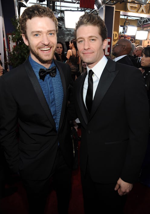 Justin Timberlake and Matthew Morrison arrives to the TNT/TBS broadcast of the 16th Annual Screen Ac...