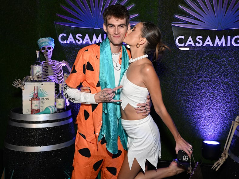2022's best celebrity couple Halloween costumes include Presley Gerber and Lexi Wood as the Flintsto...
