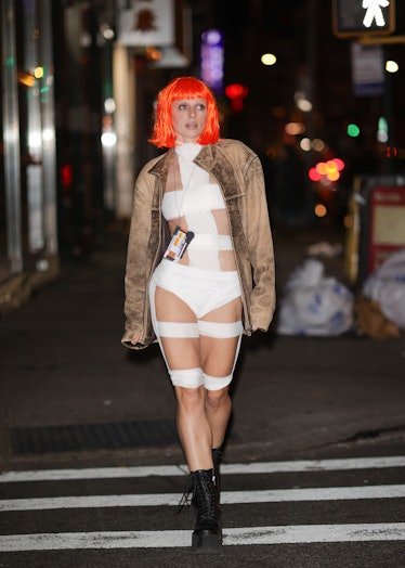 Julia Fox as Leeloo from The Fifth Element Halloween 2022