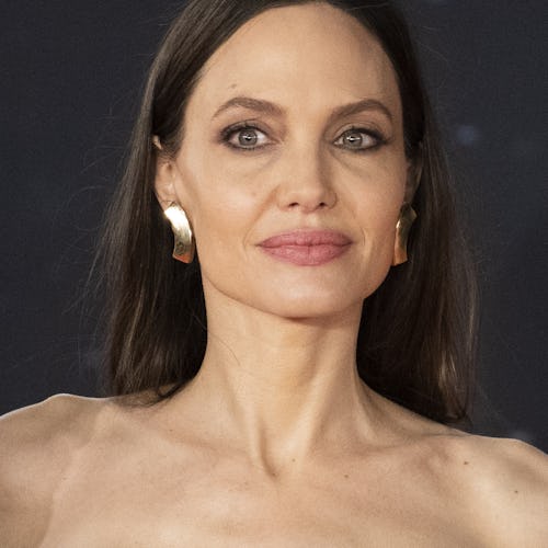 Angelina Jolie attends the "Eternals" red carpet during the 16th Rome Film Fest 2021