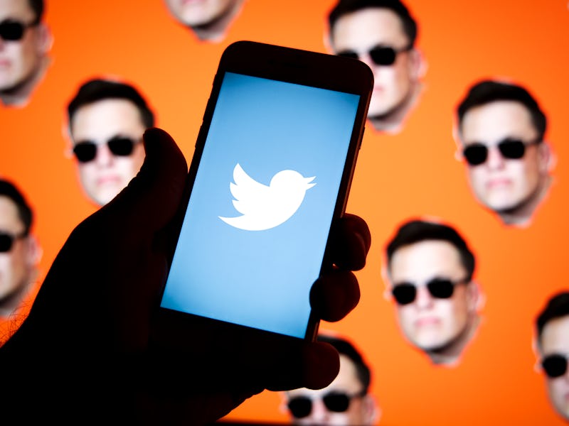 The Twitter logo is seen on a mobile device in ths illustration photo in Warsaw, Poland on 30 Octobe...