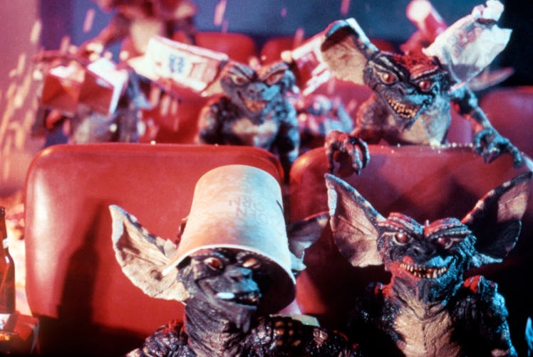 On the set of Gremlins, directed by Joe Dante. (Photo by Warner Bros. Pictures/Amblin E/Sunset Boule...