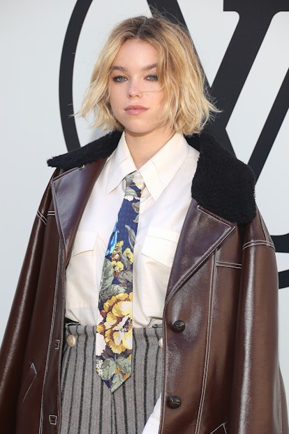 Milly Alcock attends the Louis Vuitton Womenswear Spring/Summer 2023 show