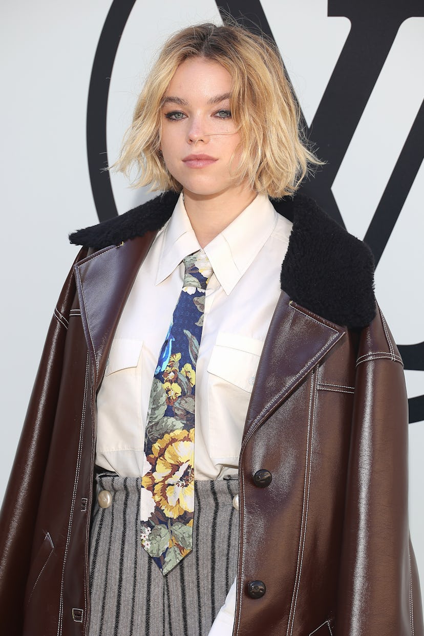 Milly Alcock attends the Louis Vuitton Womenswear Spring/Summer 2023 show