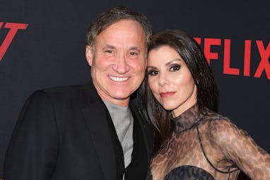 HOLLYWOOD, CALIFORNIA - MARCH 18: TV Personalities Terry Dubrow (L) and Heather Dubrow (R) attend th...