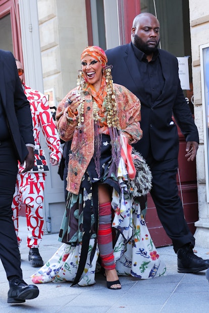 Doja Cat attends the Vivienne Westwood Womenswear Spring/Summer 2023 show as part of Paris Fashion W...