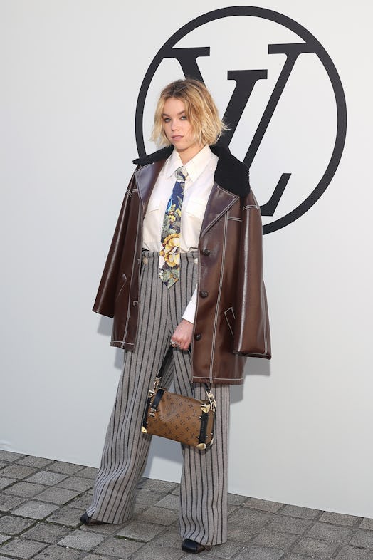 Milly Alcock attends the Louis Vuitton Womenswear Spring/Summer 2023 show 