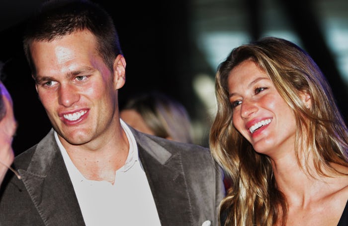 (051909 Boston, MA) Tom Brady and Gisele Bundchen enter the room during the Chamber's Centennial C...