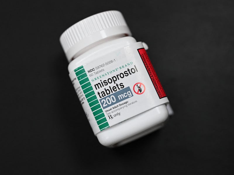 Misoprostol, one of the two drugs used in a medication abortion, is displayed at the Women's Reprodu...