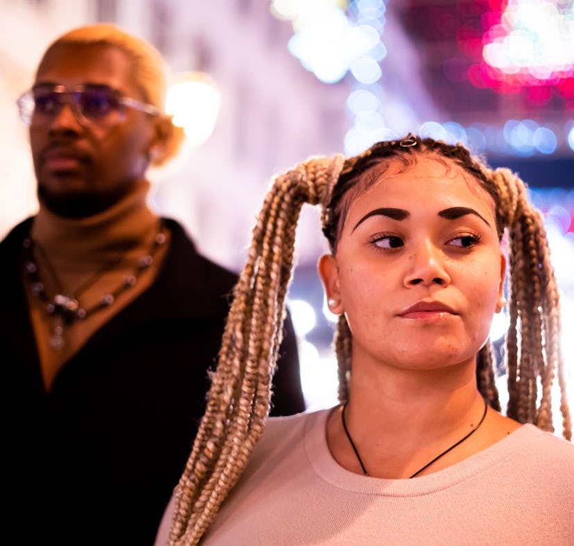 Couple navigating jealousy in their relationship.