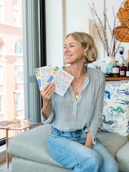 Naomi Watts debuts a menopause greeting card collection with Em & Friends.