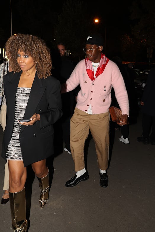 PARIS, FRANCE - OCTOBER 04: (C) Tyler The Creator attends the Tiffany & Co Is Hosting Beyonce Party ...