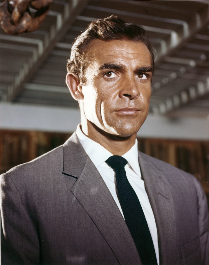 Actor Sean Connery on the set of "Dr No". (Photo by Sunset Boulevard/Corbis via Getty Images)