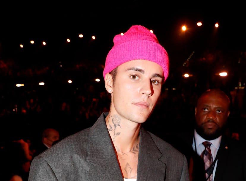Justin Bieber reacted to Hailey Bieber's "Call Her Daddy" interview.