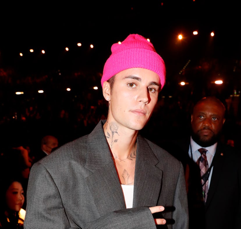 Justin Bieber reacted to Hailey Bieber's "Call Her Daddy" interview.