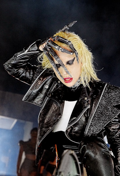 Lady Gaga performs onstage during The Chromatica Ball Tour at Dodger Stadium on September 10, 2022 i...