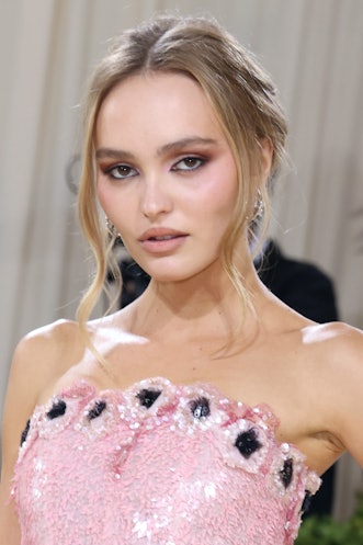 Lily-Rose Depp attending the 2021 Met Gala benefit "In America: A Lexicon of Fashion" at Metropolita...