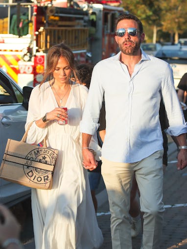 LOS ANGELES, CA - SEPTEMBER 04: Jennifer Lopez and Ben Affleck are seen on September 04, 2022 in Los...