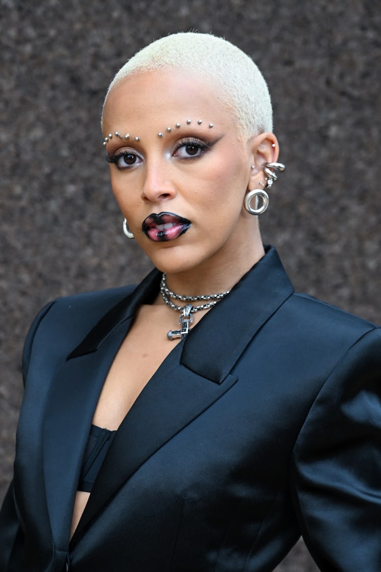 Doja Cat tweeted that her makeup isn't about being attractive; she wore this bold lip to the Givench...
