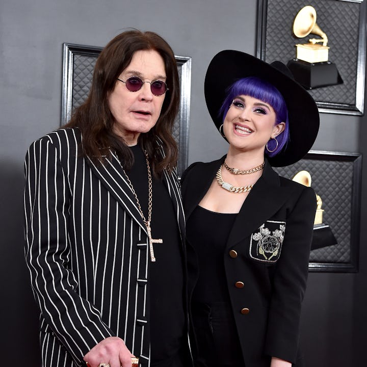 LOS ANGELES, CALIFORNIA - JANUARY 26: Ozzy Osbourne and Kelly Osbourne attend the 62nd Annual GRAMMY...