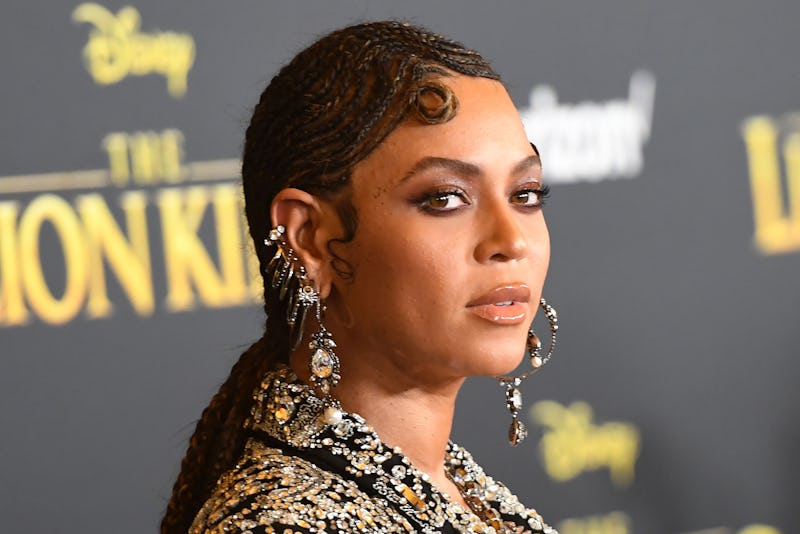 US singer/songwriter Beyonce arrives for the world premiere of Disney's "The Lion King" at the Dolby...