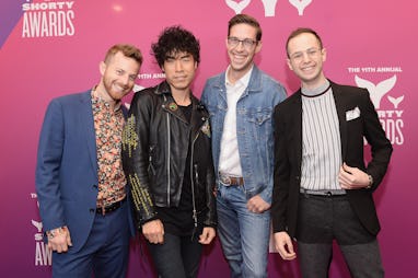 NEW YORK, NEW YORK - MAY 05: Ned Fulmer, Eugene Lee Yang, Keith Habersberger and Zach Kornfeld of Th...