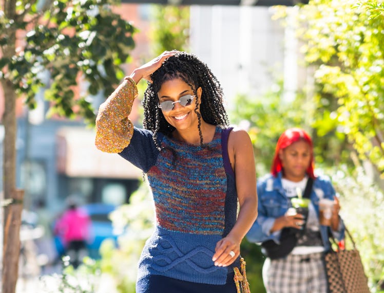 Gabrielle Union is seen in the Lower East Side on October 07, 2022 in New York City.