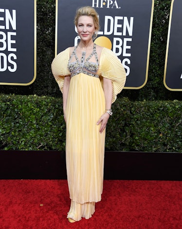 Cate Blanchett arrives at the 77th Annual Golden Globe Awards 