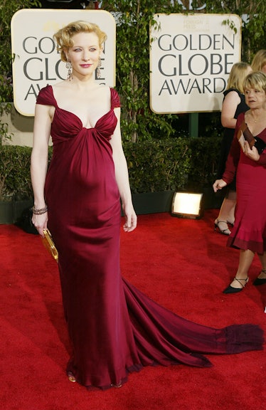 Cate Blanchett attends the 61st Annual Golden Globe Awards at the Beverly Hilton Hotel on January 25...