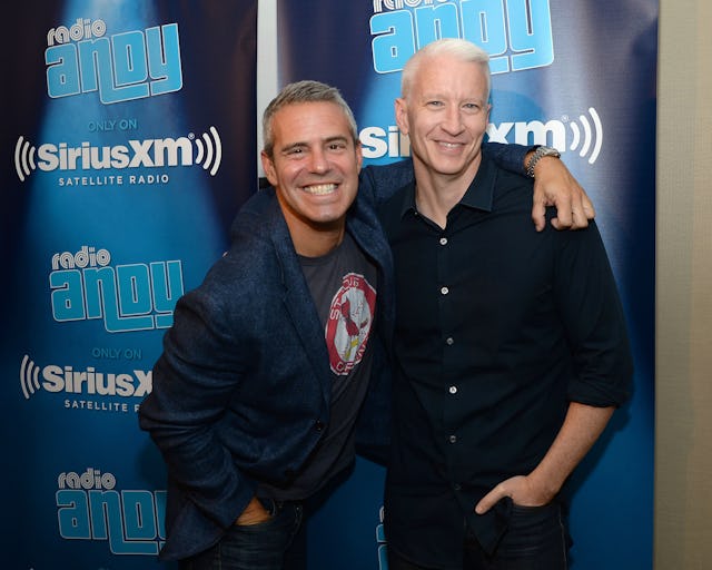 Andy Cohen and Anderson Cooper at "Andy Cohen Live!" The friends recently spent a Saturday afternoon...