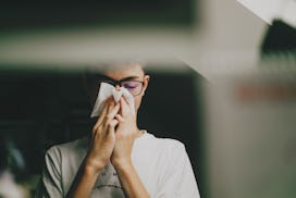 sick child blowing nose, is it a cold, flu, or covid, or rsv