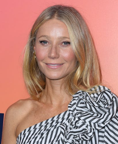 Gwyneth Paltrow arrives at the Veuve Clicquot