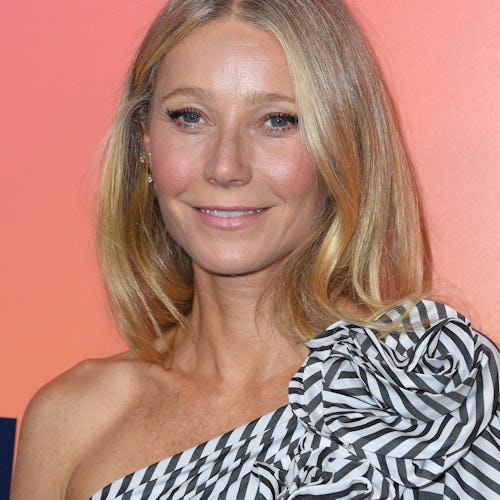 Gwyneth Paltrow arrives at the Veuve Clicquot