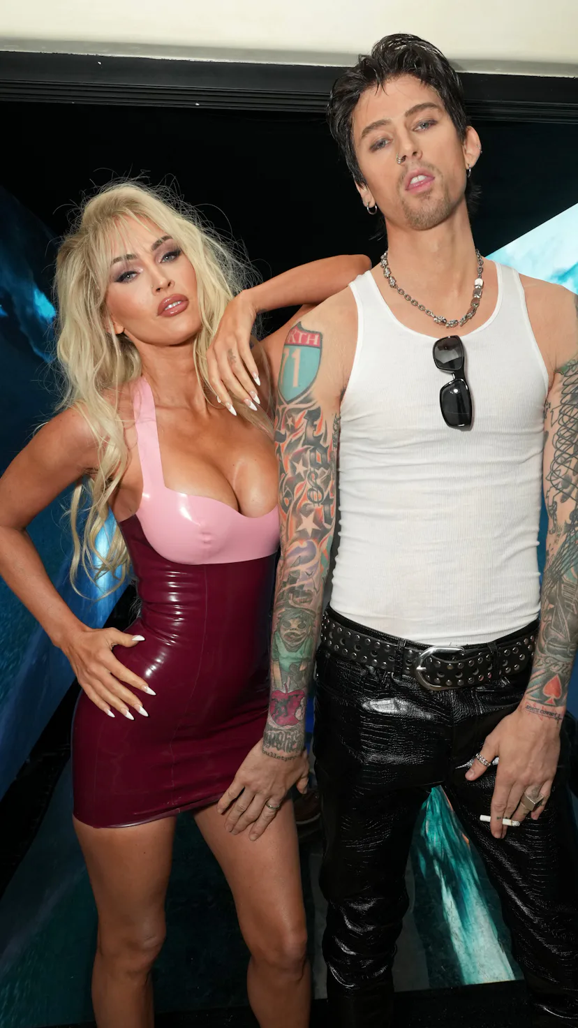 Megan Fox and Machine Gun Kelly as Pam and Tommy
