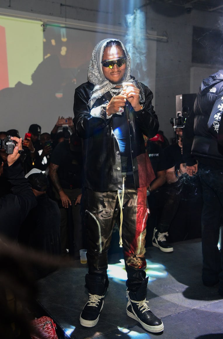 ATLANTA, GA - OCTOBER 04: (EDITOR NOTE: Image was created using a filter lens.) Takeoff attends "Onl...