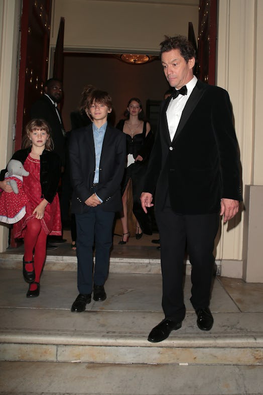Dominic West's family joined him on the red carpet.