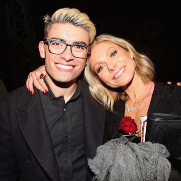 Michael Consuelos and his mom Kelly Ripa. Watch Kelly react to finding out Michael was voted one of ...